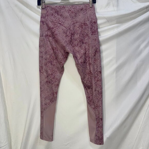 Gymshark Chalk Women's Mallow Purple Splatter Leggings Size S - Picture 4 of 13